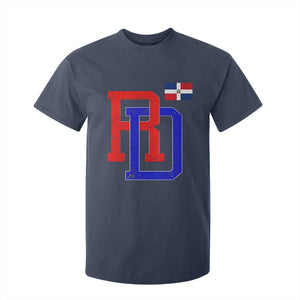 Dominican Republic T Shirt For Kid Distressed RD Flag Dominican Pride TS10 Navy Print Your Wear