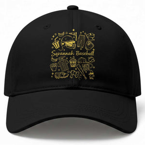 Bananas Baseball Baseball Cap Cute Trendy Banana Baseball Game Day Doodle TS10 Print Your Wear