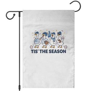 Baseball Silly Goose Garden Flag Funny Tis The Season Baseball Mom TS10 White Print Your Wear
