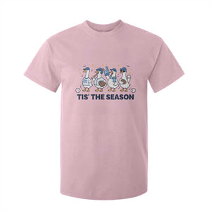 Baseball Silly Goose T Shirt For Kid Funny Tis The Season Baseball Mom TS10 Light Pink Print Your Wear