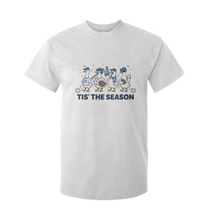 Baseball Silly Goose T Shirt For Kid Funny Tis The Season Baseball Mom TS10 White Print Your Wear
