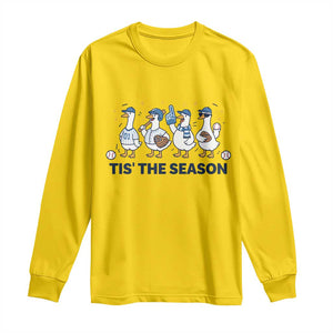 Baseball Silly Goose Long Sleeve Shirt Funny Tis The Season Baseball Mom TS10 Daisy Print Your Wear
