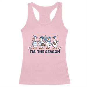 Baseball Silly Goose Racerback Tank Top Funny Tis The Season Baseball Mom TS10 Light Pink Print Your Wear