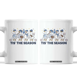 Baseball Silly Goose Coffee Mug Funny Tis The Season Baseball Mom TS10 White Print Your Wear