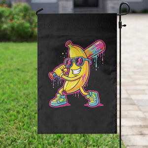 Banana Baseball Drip Garden Flag Funny Baseball Drip Ice Cream Kids Youth Boys TS10 Print Your Wear