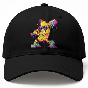 Banana Baseball Drip Baseball Cap Funny Baseball Drip Ice Cream Kids Youth Boys TS10 Print Your Wear