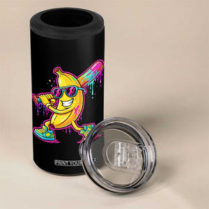 Banana Baseball Drip 4 in 1 Can Cooler Tumbler Funny Baseball Drip Ice Cream Kids Youth Boys TS10 Print Your Wear
