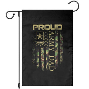 Proud Army Dad Garden Flag Military Father US Army Camo Flag TS10 Black Print Your Wear