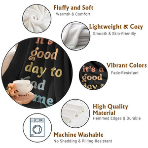 Read To Me Throw Blanket Sassy Baby Shower Bookish Little Reader TS10 Print Your Wear