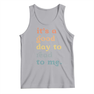 Read To Me Tank Top Sassy Baby Shower Bookish Little Reader TS10 Athletic Heather Print Your Wear