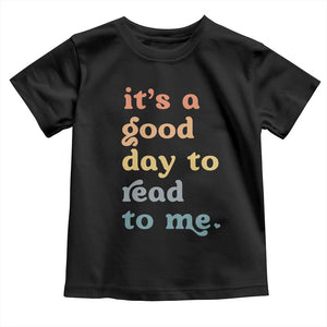 Read To Me Toddler T Shirt Sassy Baby Shower Bookish Little Reader TS10 Black Print Your Wear
