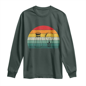 Retro Salt Light Be Ye Salt Christ Long Sleeve Shirt Bible Verse Christian Worship TS10 Dark Forest Green Print Your Wear