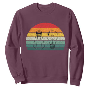 Retro Salt Light Be Ye Salt Christ Sweatshirt Bible Verse Christian Worship TS10 Maroon Print Your Wear