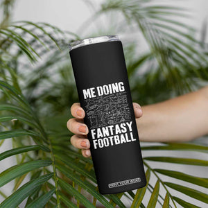 Funny Fantasy Football Skinny Tumbler Draft Party Commish FFL Vintage Touchdown Season TS10 Print Your Wear
