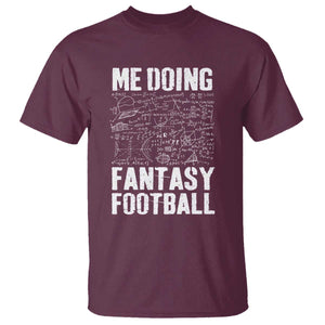 Funny Fantasy Football T Shirt Draft Party Commish FFL Vintage Touchdown Season TS10 Maroon Print Your Wear