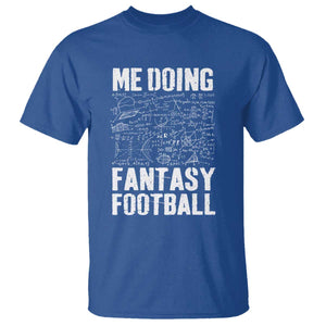 Funny Fantasy Football T Shirt Draft Party Commish FFL Vintage Touchdown Season TS10 Royal Blue Print Your Wear