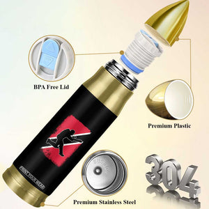 Trinidad and Tobago Cricket Bullet Tumbler Retro Vintage Sport Trini Trinidadian Flag Cricket Fan TS10 Print Your Wear