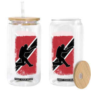 Trinidad and Tobago Cricket Glass Can Retro Vintage Sport Trini Trinidadian Flag Cricket Fan TS10 Print Your Wear