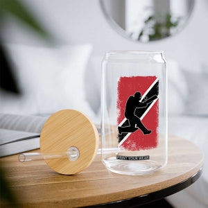 Trinidad and Tobago Cricket Glass Can Retro Vintage Sport Trini Trinidadian Flag Cricket Fan TS10 Print Your Wear