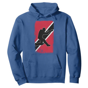 Trinidad and Tobago Cricket Hoodie Retro Vintage Sport Trini Trinidadian Flag Cricket Fan TS10 Royal Blue Print Your Wear