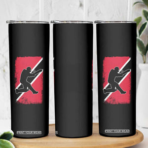 Trinidad and Tobago Cricket Skinny Tumbler Retro Vintage Sport Trini Trinidadian Flag Cricket Fan TS10 Print Your Wear