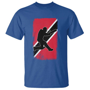 Trinidad and Tobago Cricket T Shirt Retro Vintage Sport Trini Trinidadian Flag Cricket Fan TS10 Royal Blue Print Your Wear
