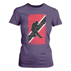 Trinidad and Tobago Cricket T Shirt For Women Retro Vintage Sport Trini Trinidadian Flag Cricket Fan TS10 Purple Print Your Wear