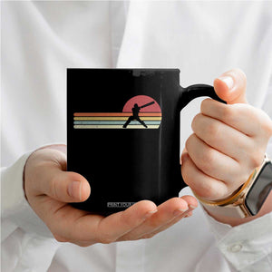 Retro Cricket Player Coffee Mug Retro Vintage Sport Batsman Cricket Gifts TS10 Print Your Wear