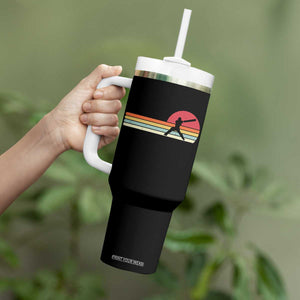 Retro Cricket Player Tumbler With Handle Retro Vintage Sport Batsman Cricket Gifts TS10 Print Your Wear