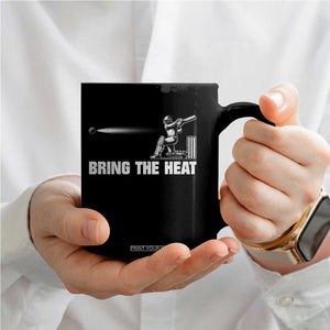 Cricket Player Coffee Mug Bring The Heat Batting TS10 Print Your Wear
