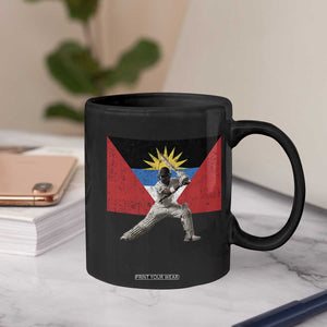 Antigua and Barbuda Cricket Coffee Mug Retro Vintage Sport Antiguan Flag West Indies Fan TS10 Print Your Wear