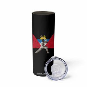 Antigua and Barbuda Cricket Skinny Tumbler Retro Vintage Sport Antiguan Flag West Indies Fan TS10 Print Your Wear