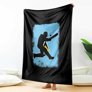 Saint Lucia Cricket Throw Blanket Retro Vintage Sport Saint Lucian Flag West Indies Cricket Fan TS10 Print Your Wear