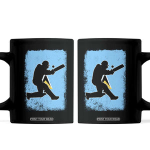 Saint Lucia Cricket Coffee Mug Retro Vintage Sport Saint Lucian Flag West Indies Cricket Fan TS10 Black Print Your Wear