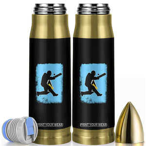 Saint Lucia Cricket Bullet Tumbler Retro Vintage Sport Saint Lucian Flag West Indies Cricket Fan TS10 Black Print Your Wear
