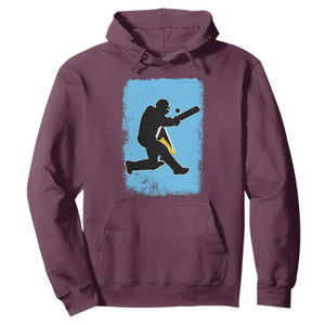 Saint Lucia Cricket Hoodie Retro Vintage Sport Saint Lucian Flag West Indies Cricket Fan TS10 Maroon Print Your Wear