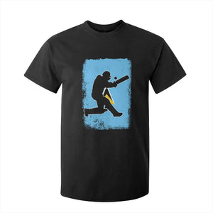 Saint Lucia Cricket T Shirt For Kid Retro Vintage Sport Saint Lucian Flag West Indies Cricket Fan TS10 Black Print Your Wear