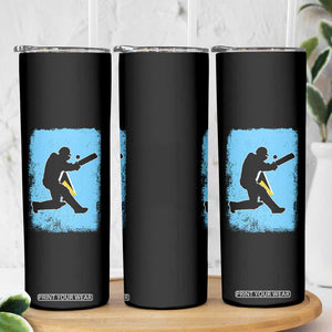 Saint Lucia Cricket Skinny Tumbler Retro Vintage Sport Saint Lucian Flag West Indies Cricket Fan TS10 Print Your Wear