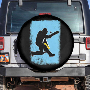 Saint Lucia Cricket Spare Tire Cover Retro Vintage Sport Saint Lucian Flag West Indies Cricket Fan TS10 No hole Black Print Your Wear