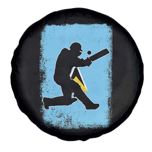 Saint Lucia Cricket Spare Tire Cover Retro Vintage Sport Saint Lucian Flag West Indies Cricket Fan TS10 Print Your Wear