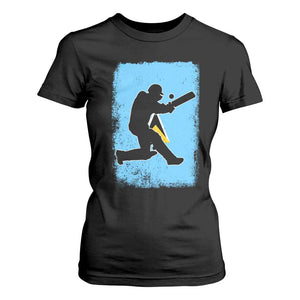 Saint Lucia Cricket T Shirt For Women Retro Vintage Sport Saint Lucian Flag West Indies Cricket Fan TS10 Black Print Your Wear