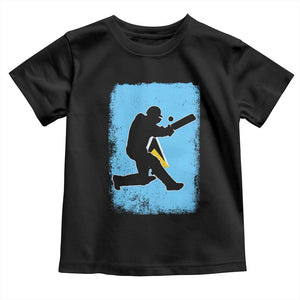 Saint Lucia Cricket Toddler T Shirt Retro Vintage Sport Saint Lucian Flag West Indies Cricket Fan TS10 Black Print Your Wear