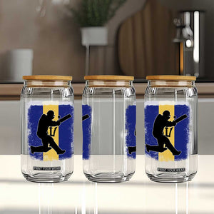 Barbados Cricket Glass Can Retro Vintage Sport Bajan Flag West Indies Cricket Fan TS10 Print Your Wear