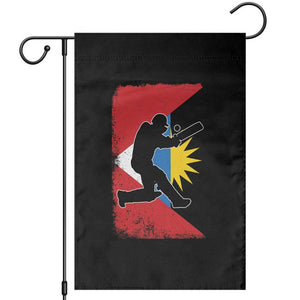Antigua and Barbuda Cricket Garden Flag Retro Vintage Sport Antiguan Flag West Indies Cricket Fan TS10 Black Print Your Wear