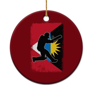 Antigua and Barbuda Cricket Ceramic Ornament Retro Vintage Sport Antiguan Flag West Indies Cricket Fan TS10 1pc Red Print Your Wear