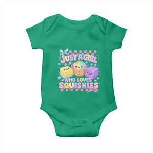 Just A Girl Who Loves Squishies Baby Onesie Cute Kawaii Dumpling Graphic Coquette Bow Girls