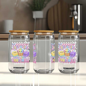 Just A Girl Who Loves Squishies Glass Can Cute Kawaii Dumpling Graphic Coquette Bow Girls
