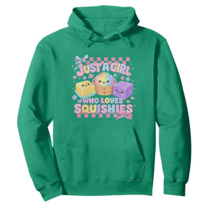 Just A Girl Who Loves Squishies Hoodie Cute Kawaii Dumpling Graphic Coquette Bow Girls