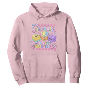 Just A Girl Who Loves Squishies Hoodie Cute Kawaii Dumpling Graphic Coquette Bow Girls