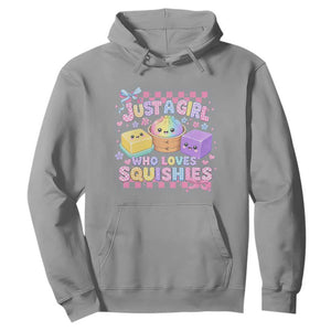 Just A Girl Who Loves Squishies Hoodie Cute Kawaii Dumpling Graphic Coquette Bow Girls